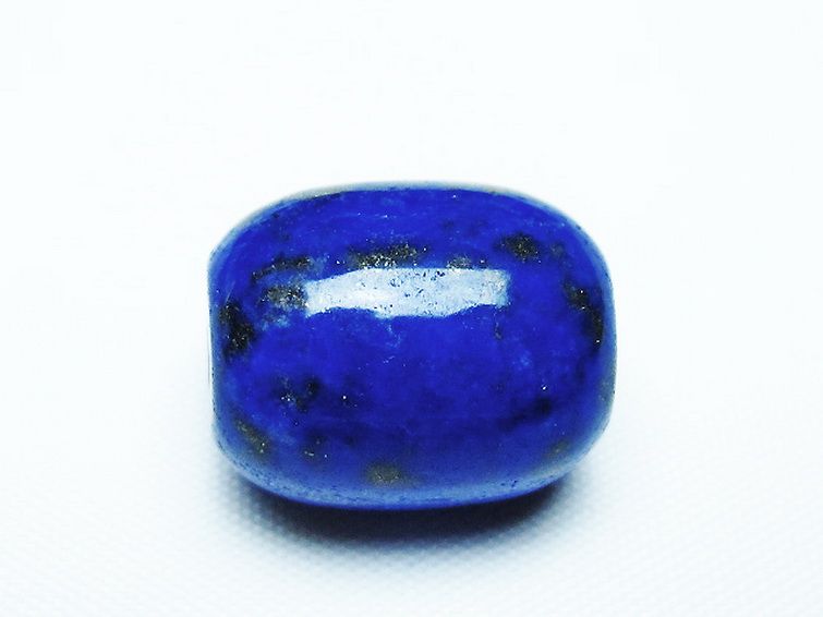 ラピスラズリ バレル型 ビーズ [t74-3836] 2枚目