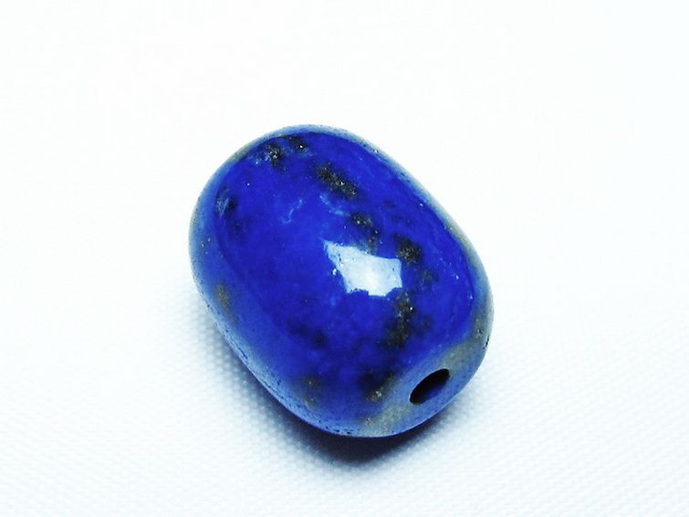 ラピスラズリ バレル型 ビーズ [t74-3836] 3枚目