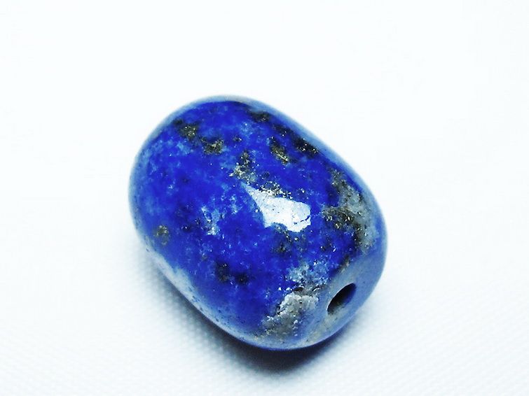 ラピスラズリ バレル型 ビーズ [t74-3841] 3枚目