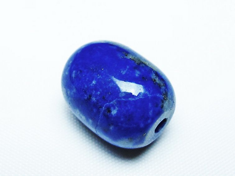 ラピスラズリ バレル型 ビーズ [t74-3843] 3枚目