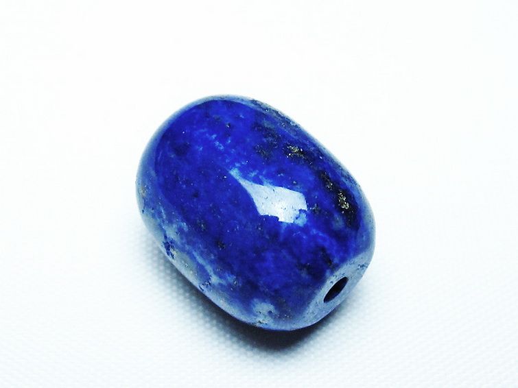 ラピスラズリ バレル型 ビーズ [t74-3851] 3枚目