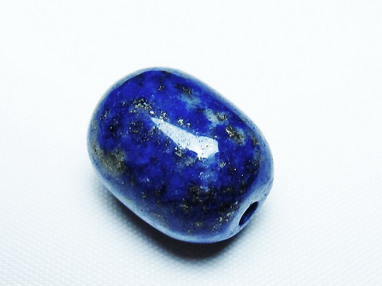 ラピスラズリ バレル型 ビーズ [t74-3854] 3枚目