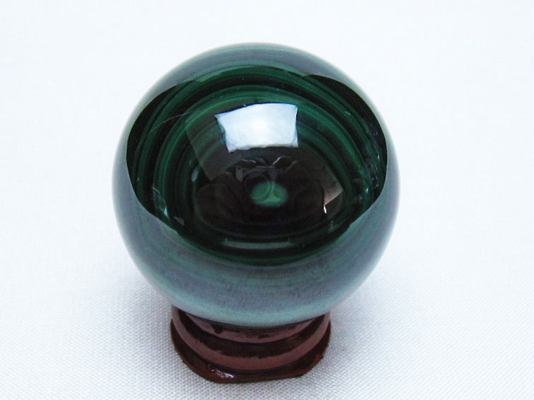 マラカイト 丸玉 40mm [t740-751] 3枚目