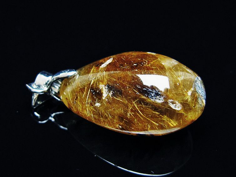 ゴールドタイチンルチル ペンダント [T741-2039] 3枚目