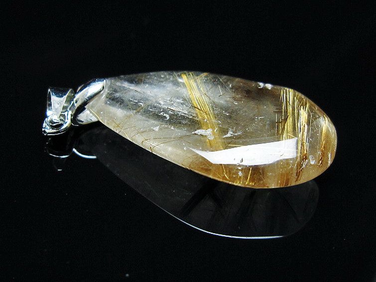 ゴールドタイチンルチル ペンダント [T741-2175] 3枚目