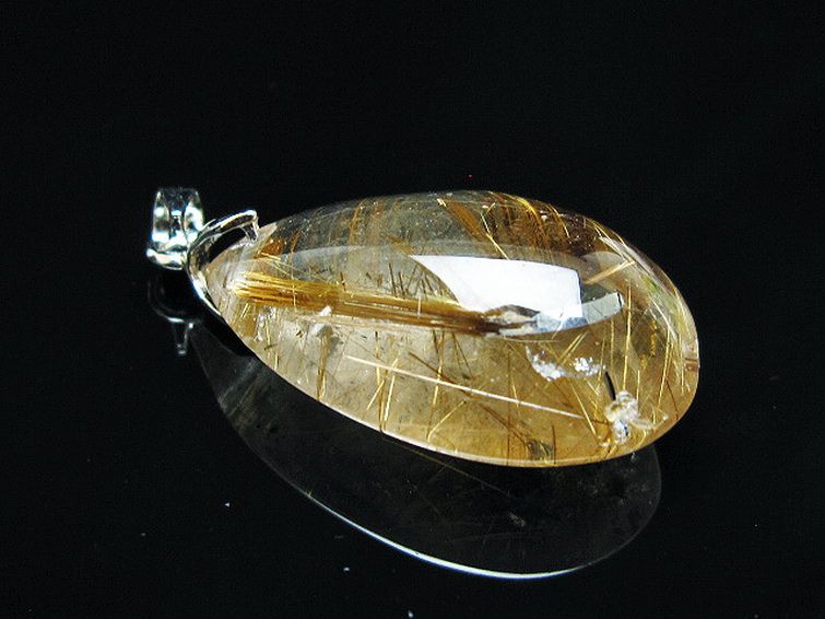 ゴールドタイチンルチル ペンダント [T741-2223] 3枚目