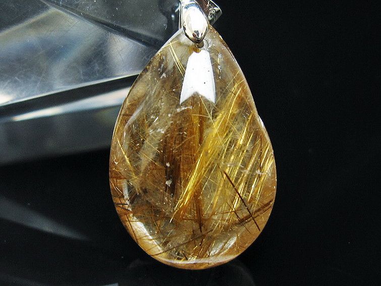 ゴールドタイチンルチル ペンダント [T741-2234] 2枚目