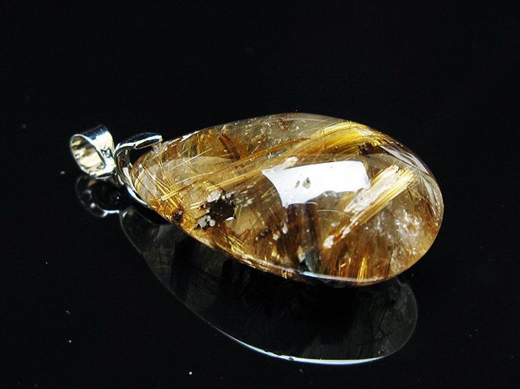 ゴールドタイチンルチル ペンダント [T741-2266] 3枚目