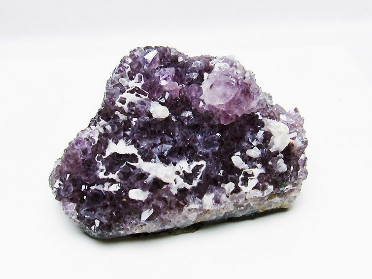 アメジストクラスター カルサイト共生 [t749-5437]