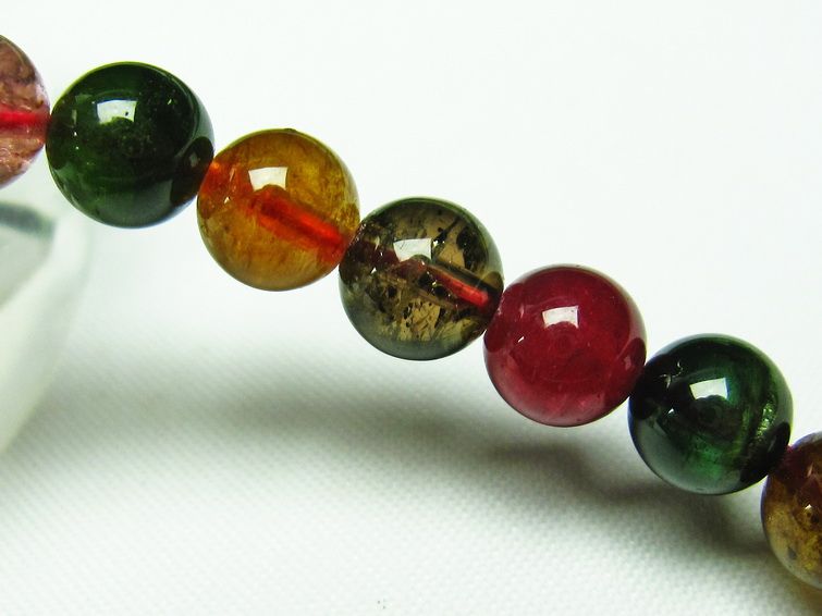 ミックスカラートルマリン ブレスレット 7mm [t75-5400] 2枚目