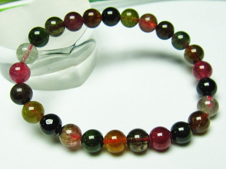 ミックスカラートルマリン ブレスレット 7mm [t75-5400] 3枚目