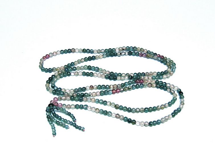 ミックスカラートルマリン ブレスレット 4mm [t75-7401] 3枚目