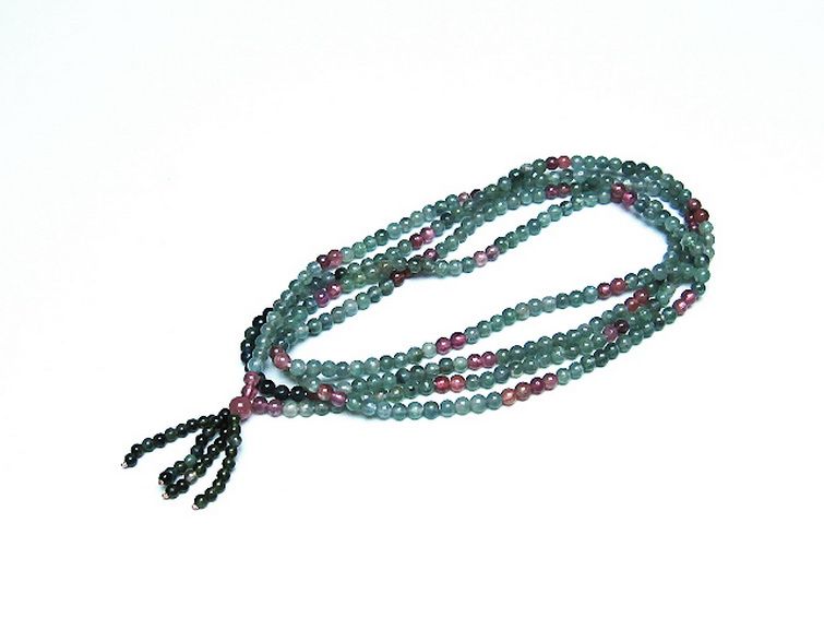 ミックスカラートルマリン ブレスレット 4mm [t75-7405] 1枚目