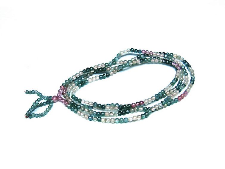 ミックスカラートルマリン ブレスレット 4mm [t75-7407]