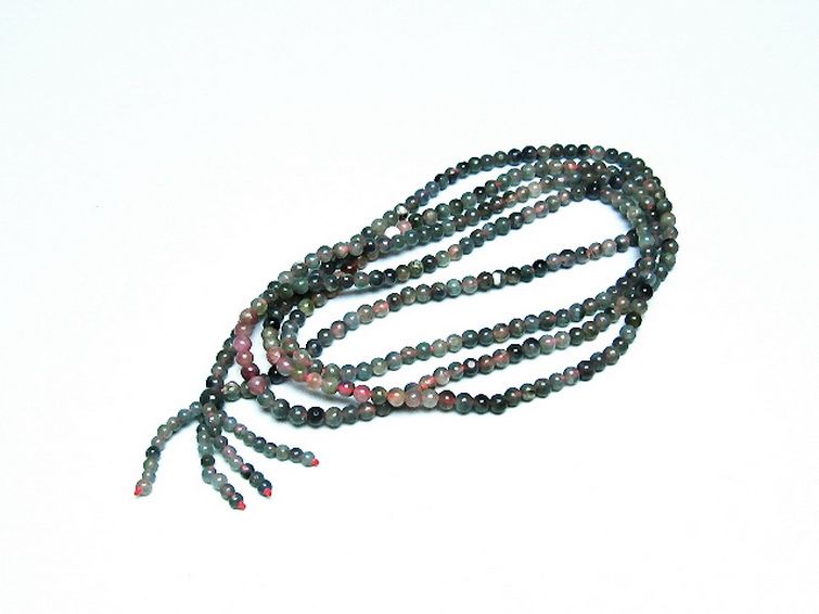 ミックスカラートルマリン ブレスレット 4mm [t75-7417] 1枚目