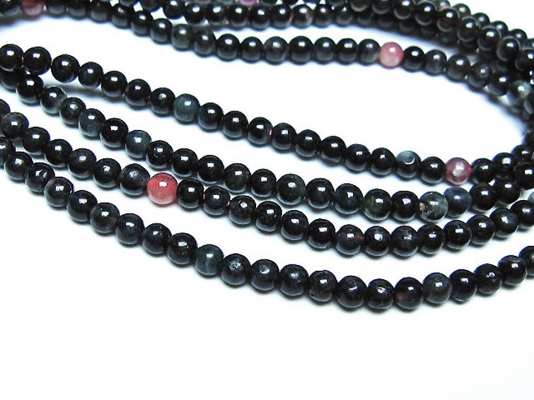 ミックスカラートルマリン ブレスレット 4mm [t75-7435] 2枚目