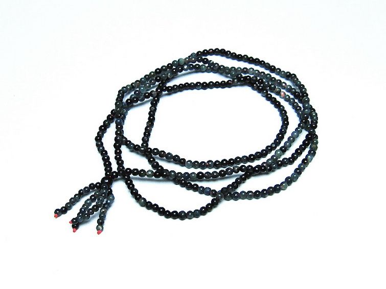 トルマリン3重 ブレスレット ネックレス 兼用可 3mm [t75-7440] 1枚目