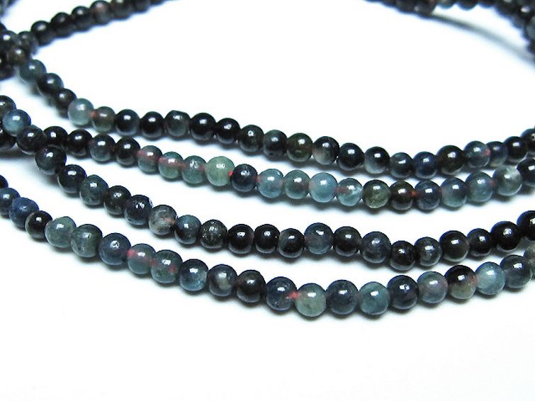 トルマリン3重 ブレスレット ネックレス 兼用可 3mm [t75-7440] 2枚目