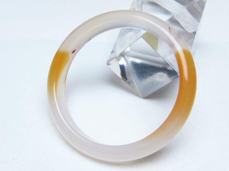 赤アゲート バングル 56mm [t752-1509] 3枚目