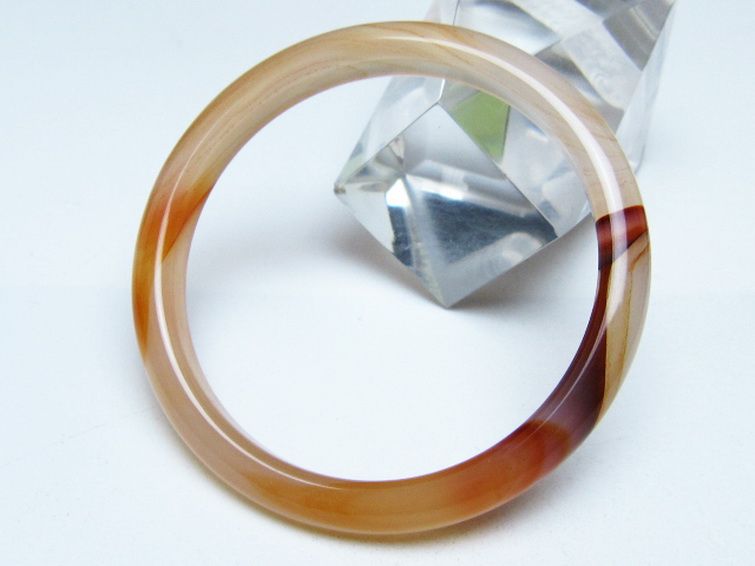赤アゲート バングル 60mm [t752-1581] 3枚目