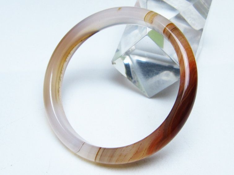 赤アゲート バングル 59mm [t752-1591] 3枚目
