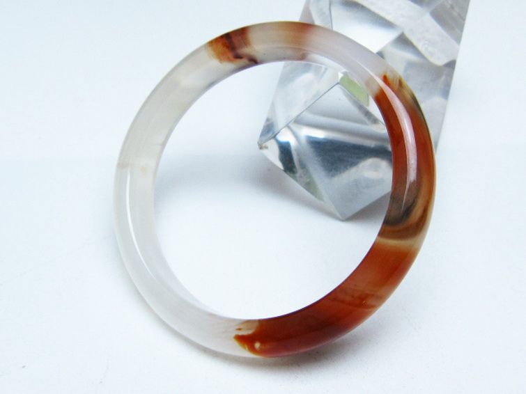 赤アゲート バングル 55mm [t752-1595] 3枚目