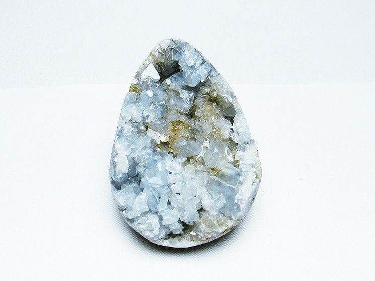  セレスタイト 天青石 原石[T756-5228] 1枚目