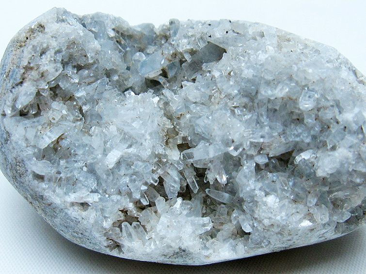  セレスタイト 天青石 原石[T756-5253] 3枚目