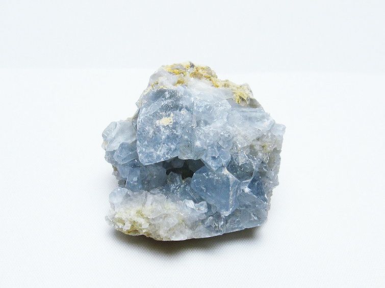  セレスタイト 天青石 原石[T756-5486] 1枚目