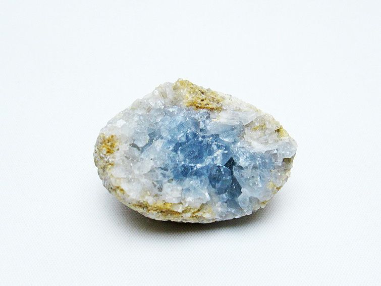  セレスタイト 天青石 原石[T756-5572] 1枚目