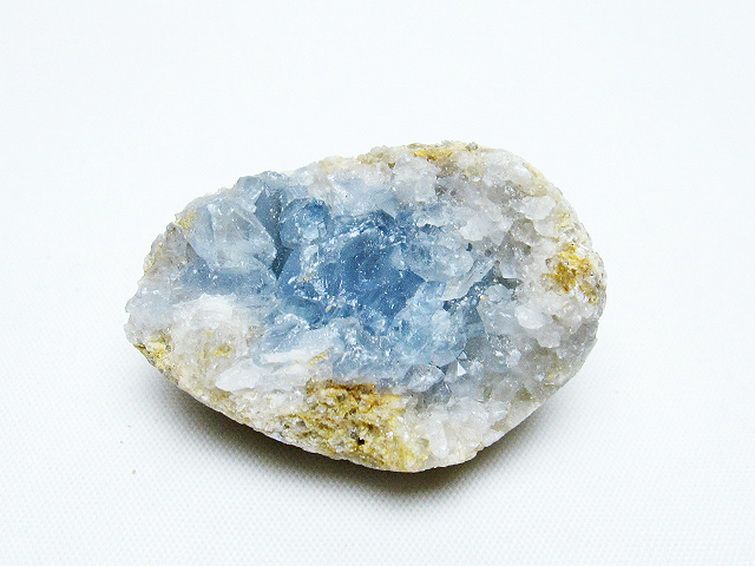  セレスタイト 天青石 原石[T756-5572] 2枚目