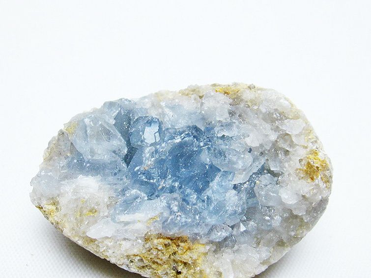  セレスタイト 天青石 原石[T756-5572] 3枚目