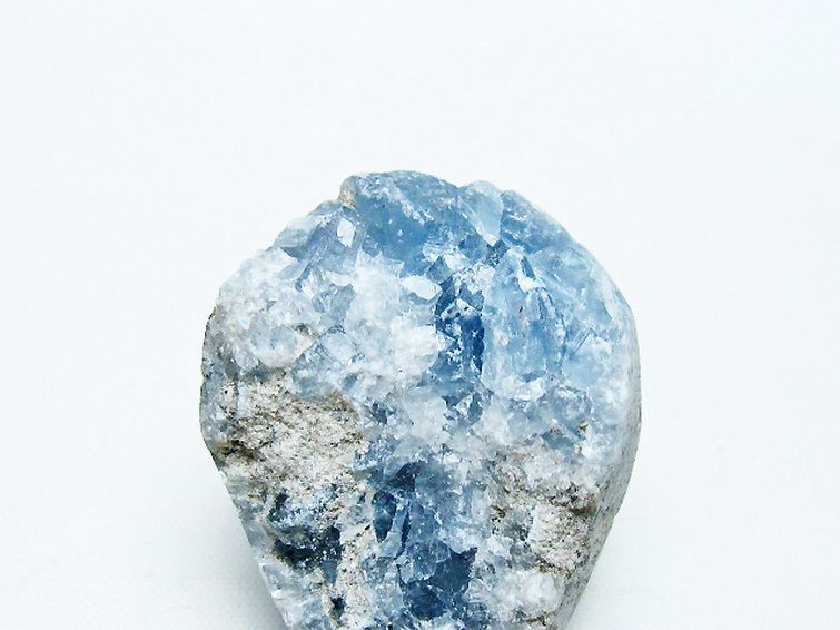  セレスタイト 天青石 原石[T756-5962] 2枚目