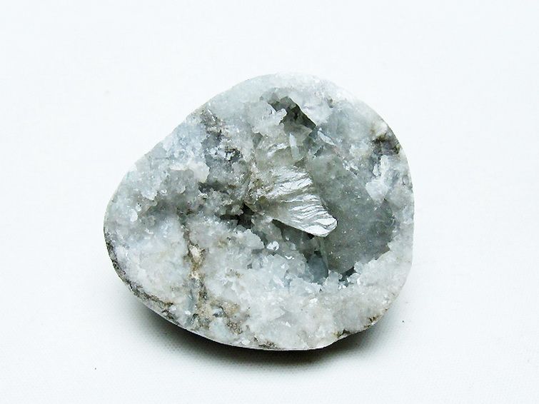  セレスタイト 天青石 原石[T756-5997] 1枚目