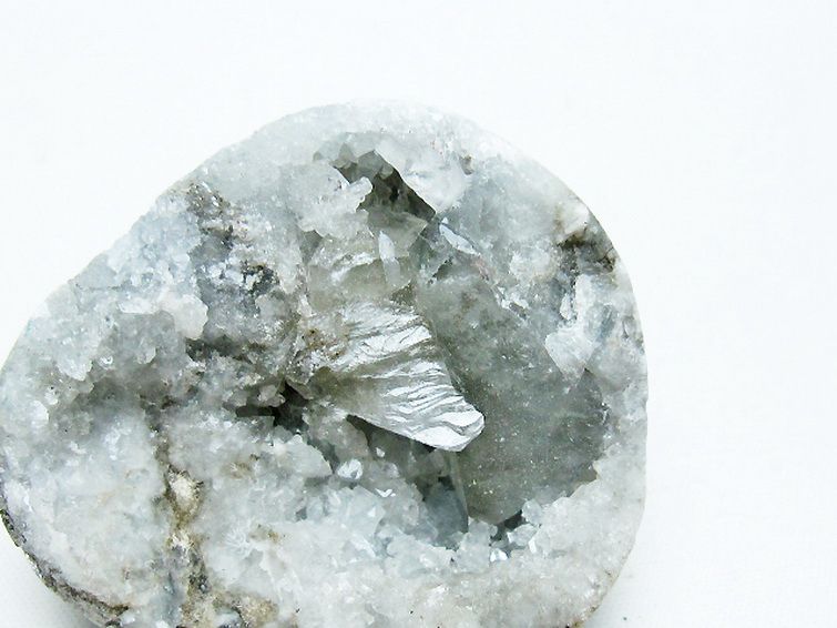  セレスタイト 天青石 原石[T756-5997] 2枚目