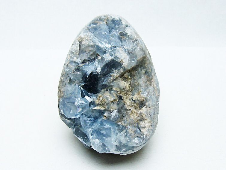  セレスタイト 天青石 原石[T756-6053] 1枚目