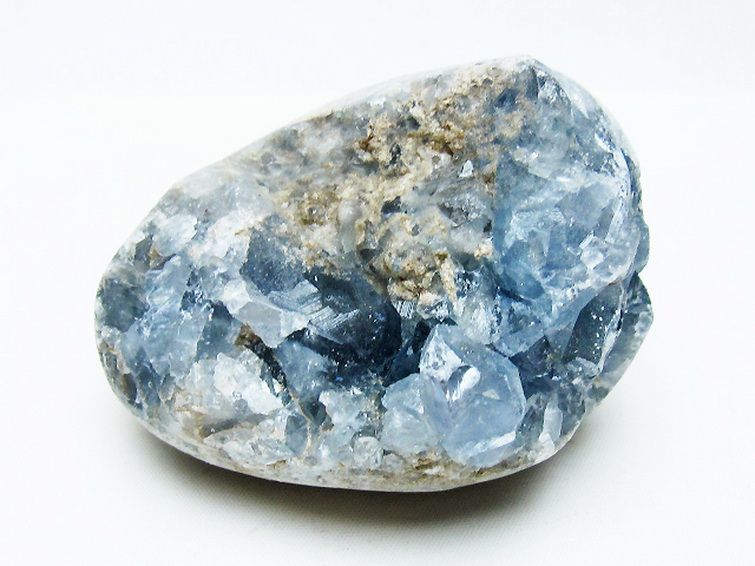  セレスタイト 天青石 原石[T756-6053] 3枚目