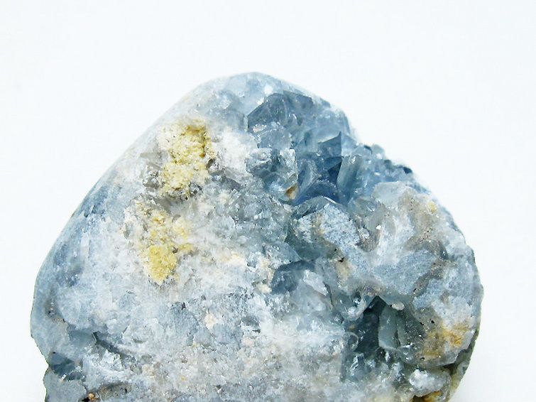 セレスタイト 天青石 ハートシェイプ 原石[T756-6111] 3枚目