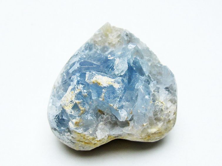 セレスタイト 天青石 ハートシェイプ 原石 [t756-6124] 3枚目