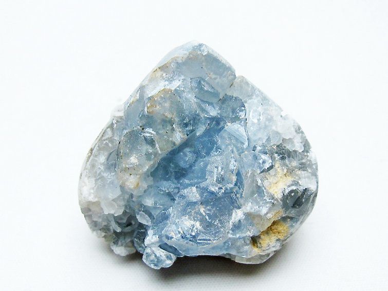 セレスタイト 天青石 ハートシェイプ 原石 [t756-6177] 3枚目