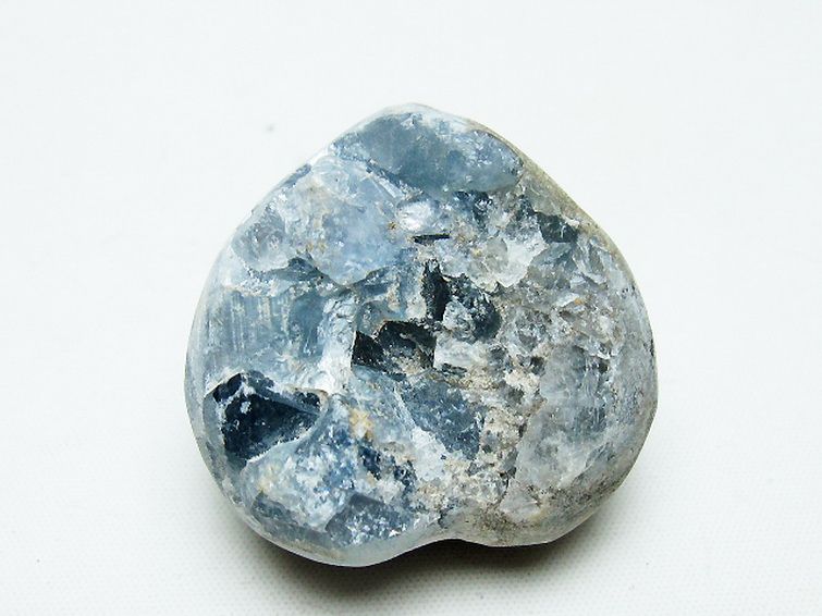 セレスタイト 天青石 ハートシェイプ 原石 [t756-6184] 3枚目