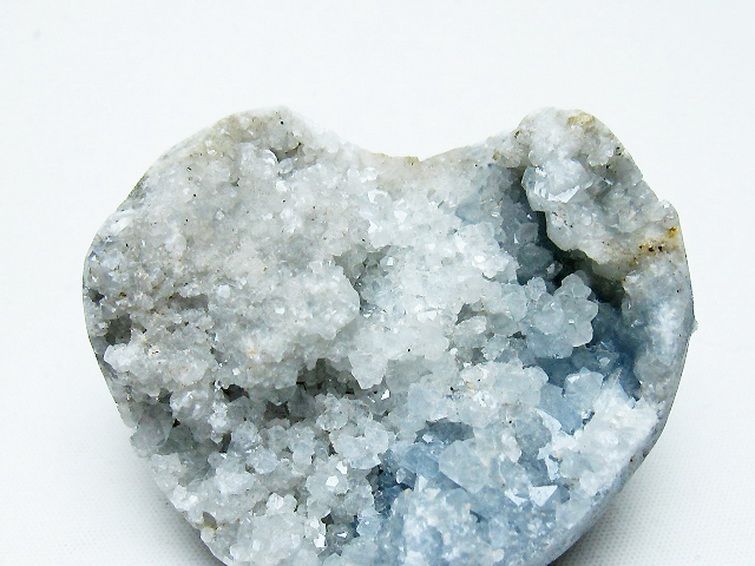 セレスタイト 天青石 ハートシェイプ 原石[T756-6211] 2枚目