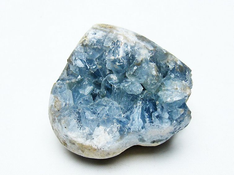 セレスタイト 天青石 ハートシェイプ 原石 [t756-6212] 3枚目