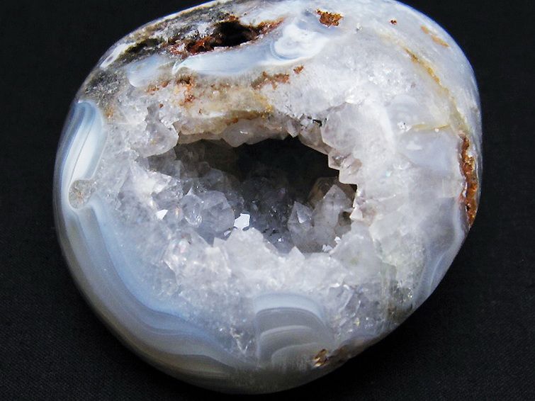 ウルグアイ産 アゲート水晶ドーム[T757-1641] 3枚目