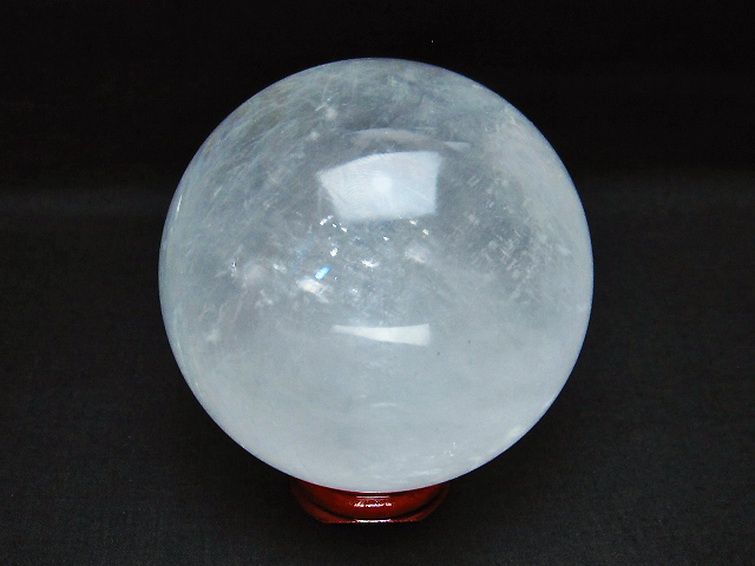 虹入り カルサイト 丸玉 84mm [t758-2117] 3枚目