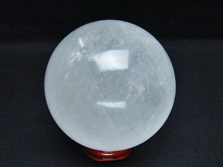 虹入り カルサイト 丸玉 79mm [T758-2164] 3枚目