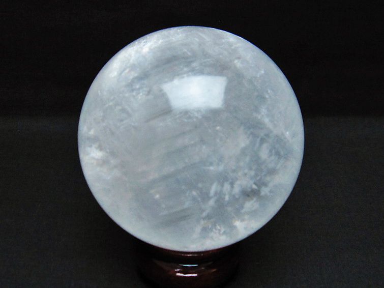 虹入り カルサイト 丸玉 84mm [t758-2196] 3枚目