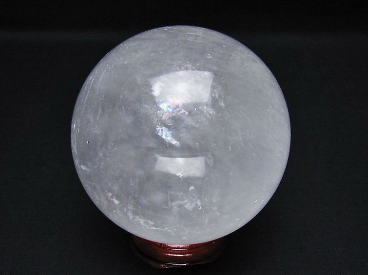 虹入り カルサイト 丸玉 69mm [t758-2240] 3枚目