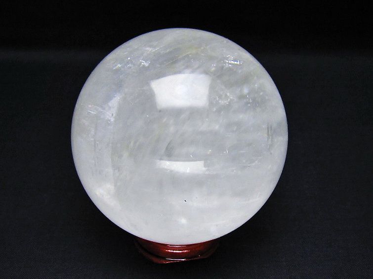 虹入り カルサイト 丸玉 76mm [t758-2248] 3枚目