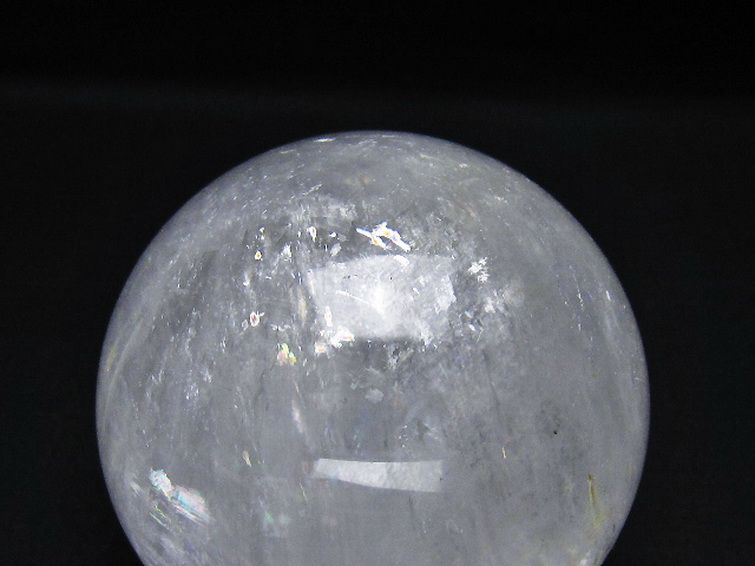 虹入り カルサイト 丸玉 75mm [t758-2252] 2枚目